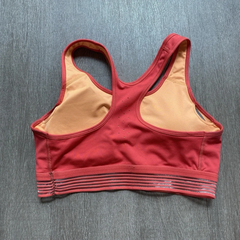 NIKE Laser Cut Swoosh Logo Elastic Band Women's Size Large Racerback